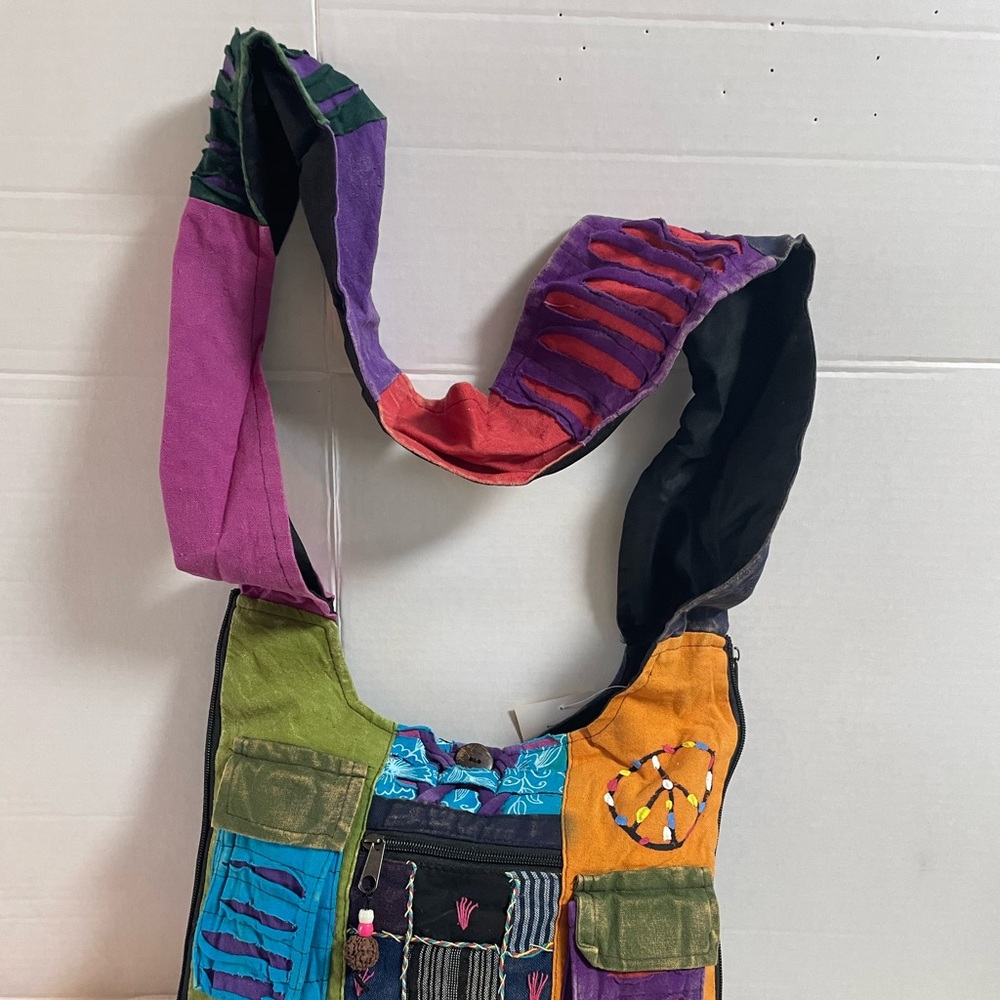 Rising International Colorful Patchwork Shoulder Bag